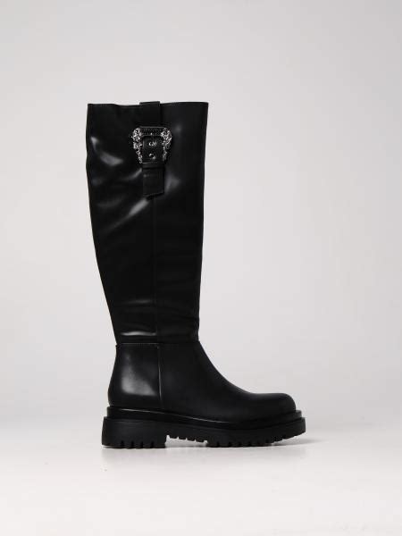 versace black.boots armella|Women's Designer Boots, Booties & Dress Boots.